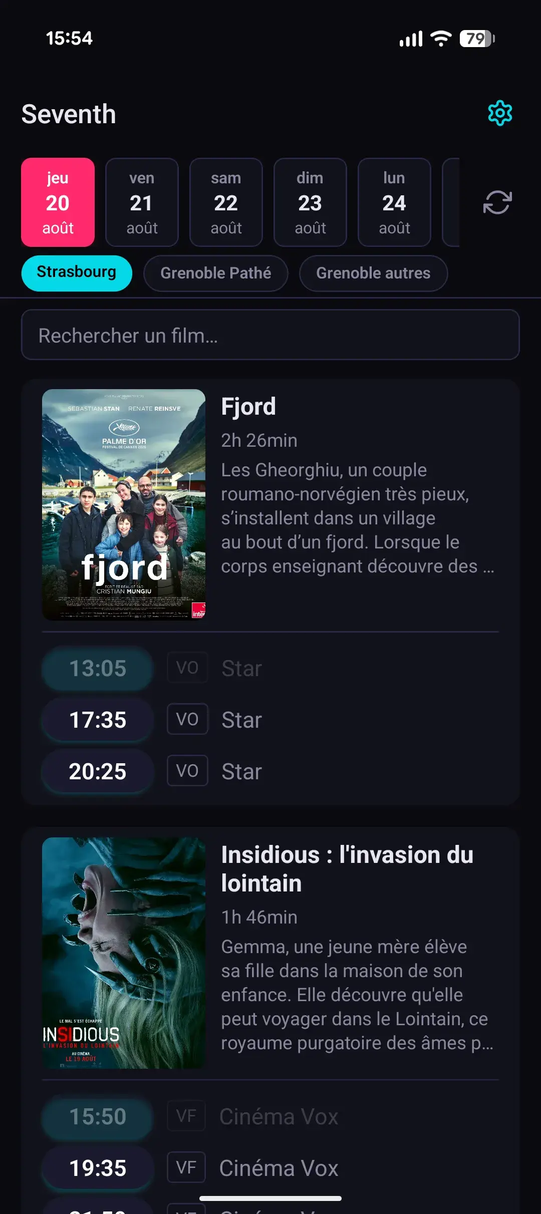 Screenshot Home Page